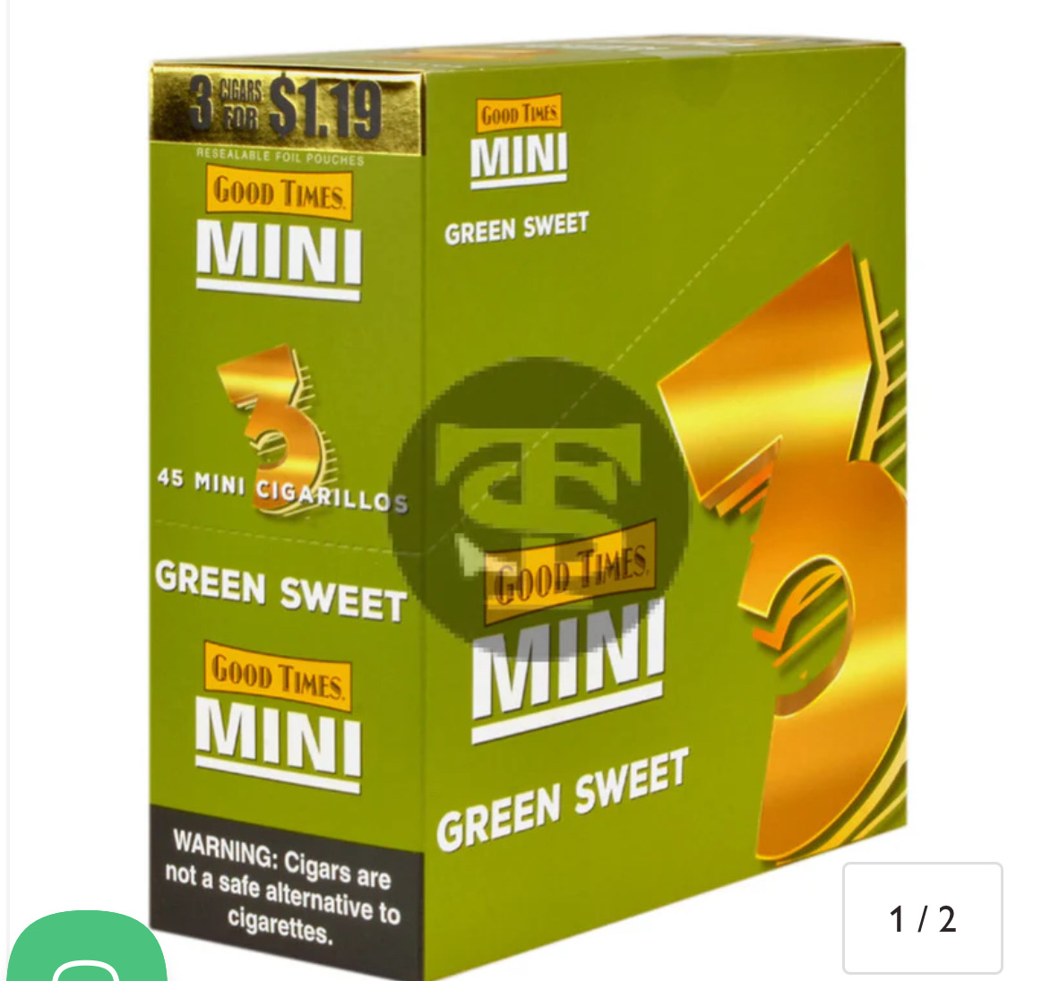 good times mini green sweet